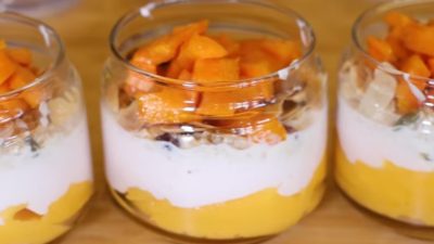 Resep Puding Mangga: Mango Breakfast Parfait Vita Pudding