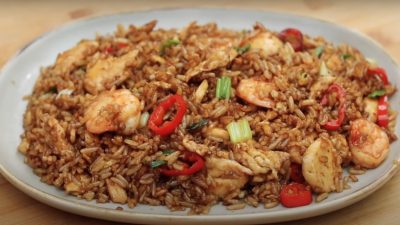 Resep Nasi Goreng Seafood ala Restoran Solaria